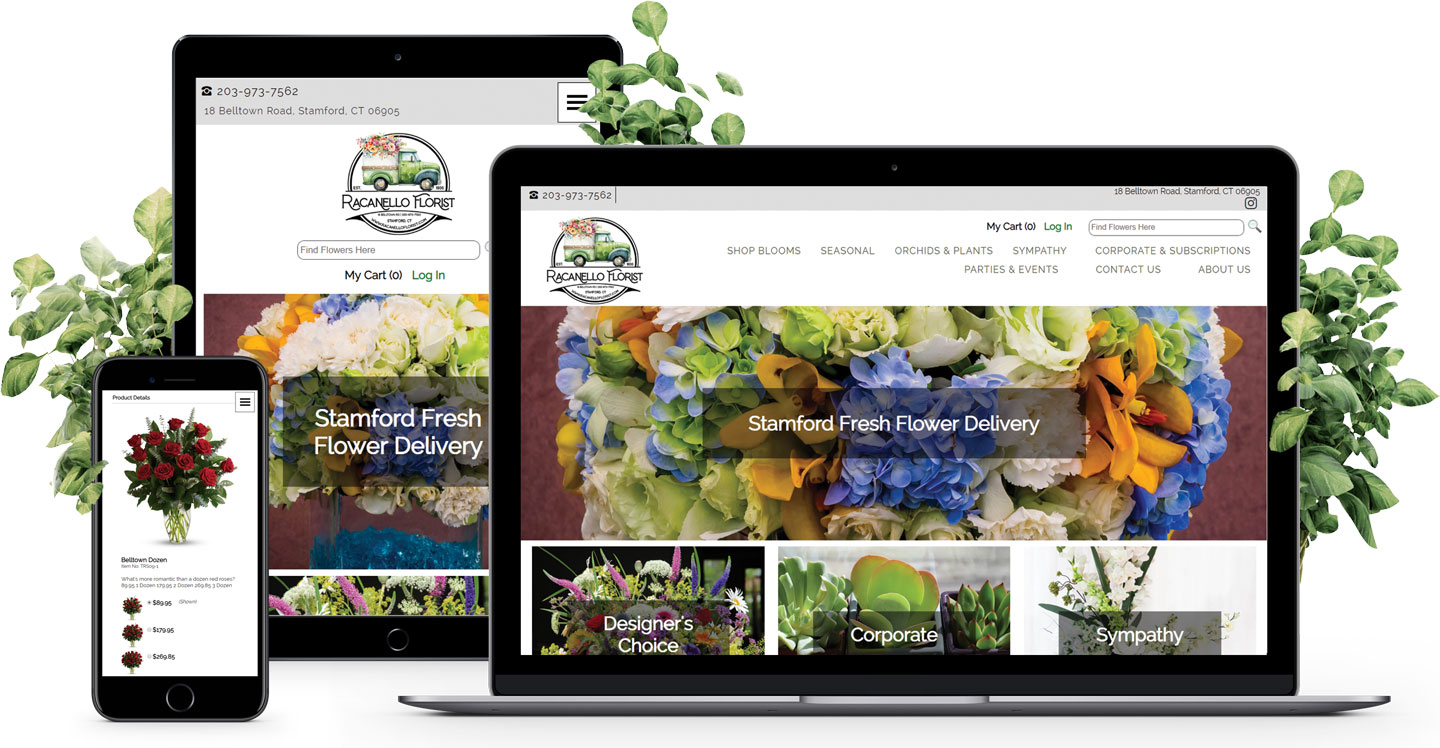 All Media99 Florist Websites are responsive from day one.