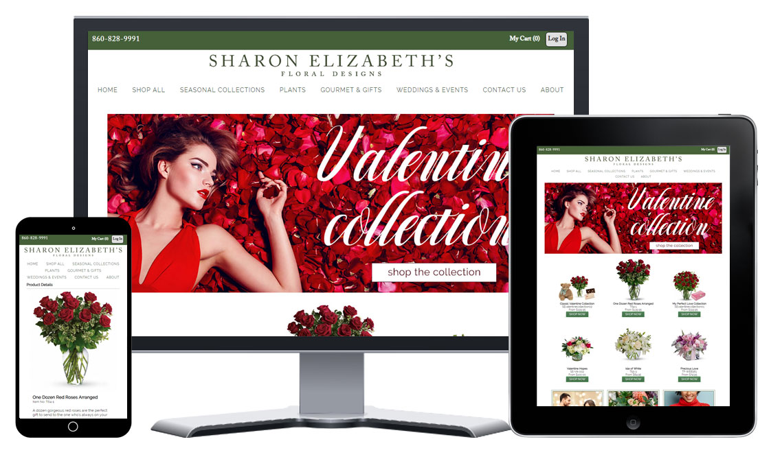 Responsive Florist eCommerce Website Design