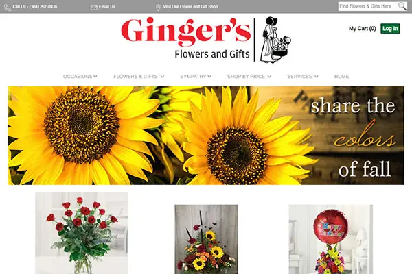 Responsive florist ecommerce website design by Media99