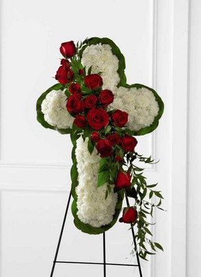 The FTD Floral Cross Easel