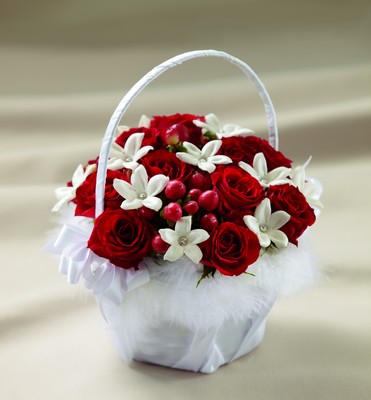 The FTD Baby Love Flower Girl Basket