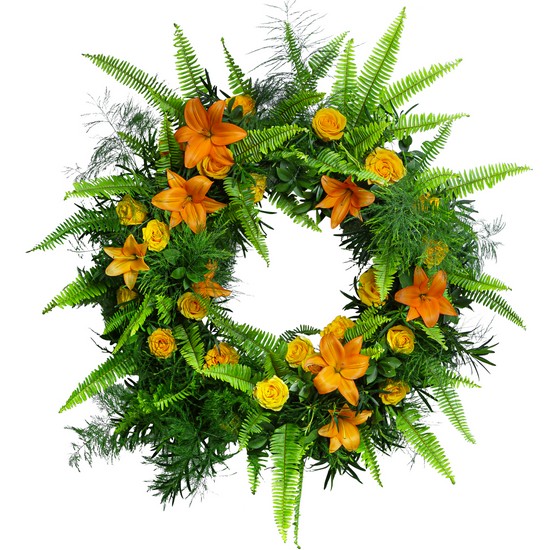 Birds of Solace Sympathy Wreath - Deluxe