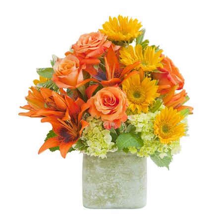 Textured Sunset Vase