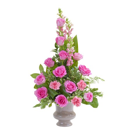 Peaceful Pink Small Urn 