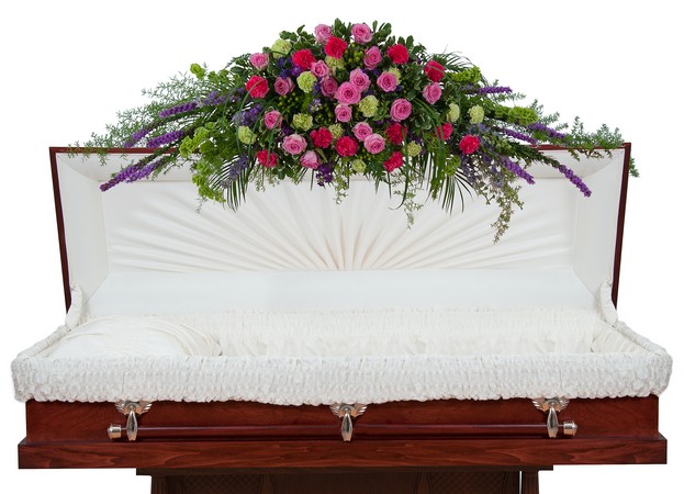 Forever Cherished Full Casket Spray