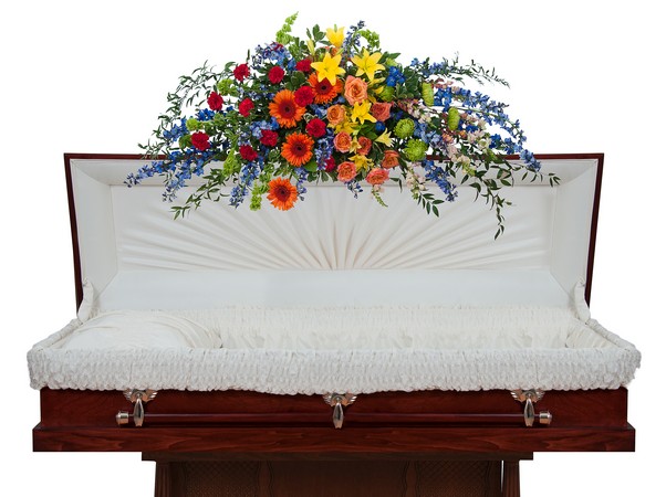 Treasured Celebration Full Casket Spray 