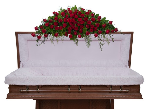 Royal Rose Full Casket Spray