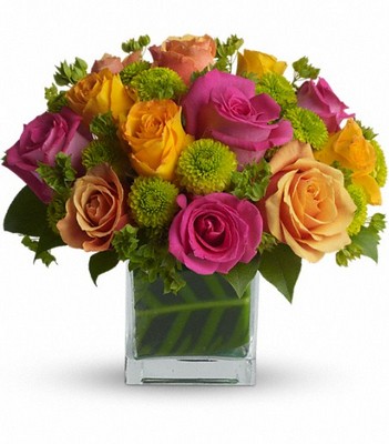 Teleflora's Color Me Rosy Bouquet