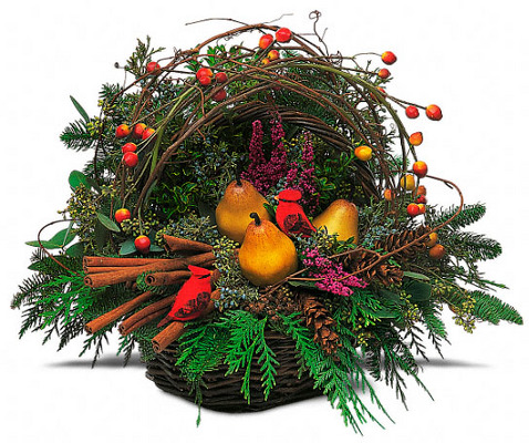 Winter Greens Basket