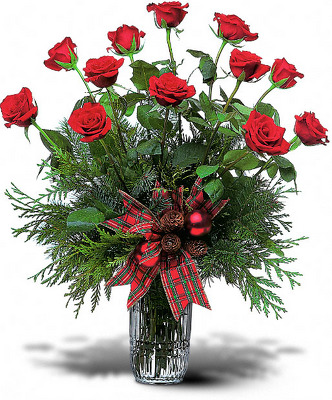 Holiday Red Roses