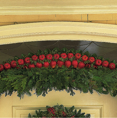 Door Garland with Apples