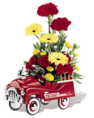 Fire Engine Bouquet