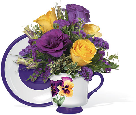 Teleflora's Pretty Pansy Bouquet