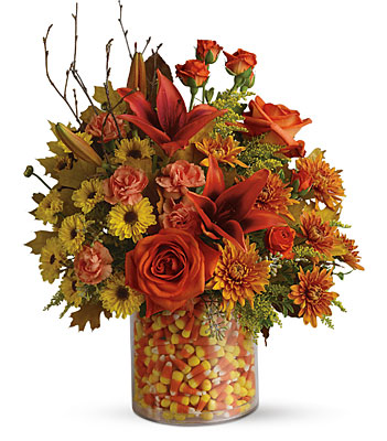 Candy Corn Surprise Bouquet - Deluxe