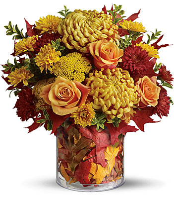 Teleflora's Golden Leaves