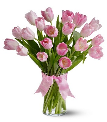 Precious Pink Tulips - Deluxe