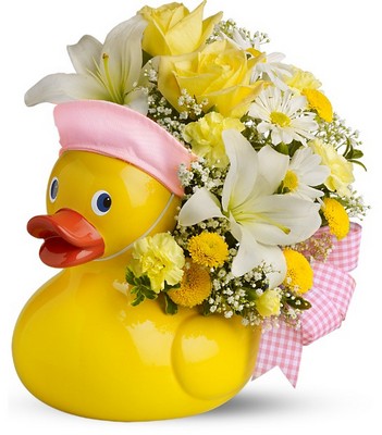 Just Ducky Bouquet for Girl - Deluxe  	 